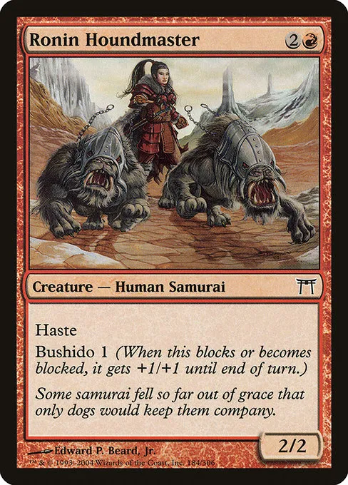 Ronin Houndmaster · Champions of Kamigawa 184/307