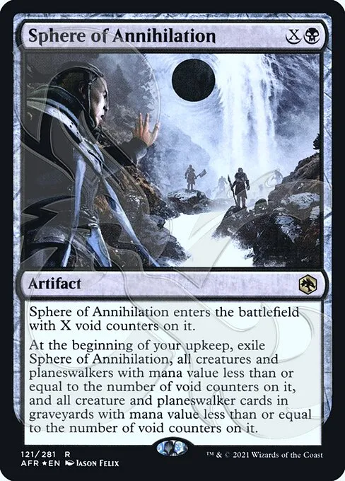 Sphere of Annihilation · Adventures in the Forgotten Realms Promos 121a/241