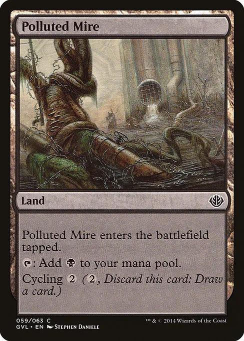 Polluted Mire · Duel Decks Anthology: Garruk vs. Liliana 59/63