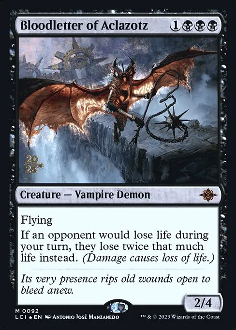 Bloodletter of Aclazotz · The Lost Caverns of Ixalan Promos 92s/136