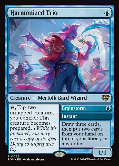 Harmonized Trio // Brainstorm · Secrets of Strixhaven 52/368