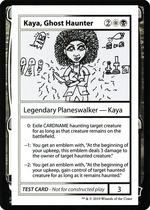 Kaya, Ghost Haunter · Mystery Booster Playtest Cards 2021 94/121