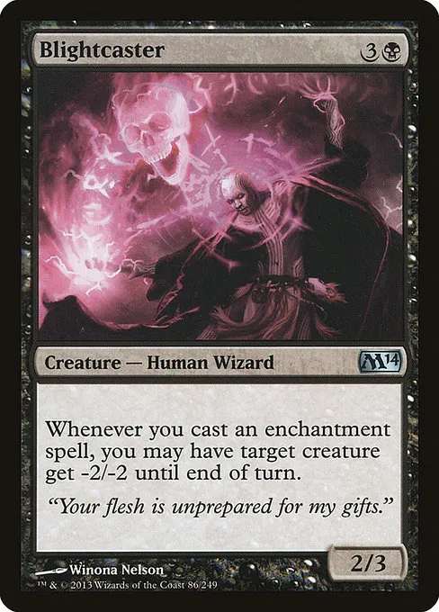 Blightcaster · Magic 2014 86/249
