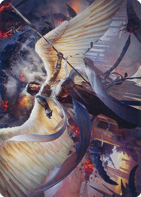 Serra Faithkeeper // Serra Faithkeeper · March of the Machine Art Series 7/81