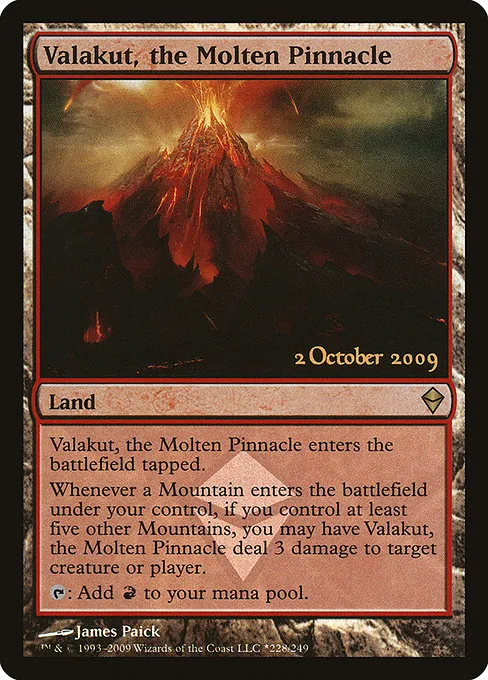 Valakut, the Molten Pinnacle · Zendikar Promos 228★/5