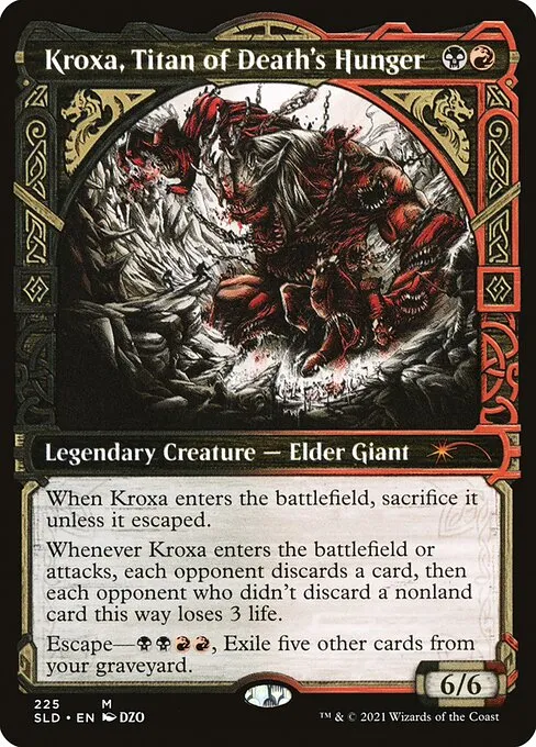 Kroxa, Titan of Death's Hunger · Secret Lair Drop 225/2547