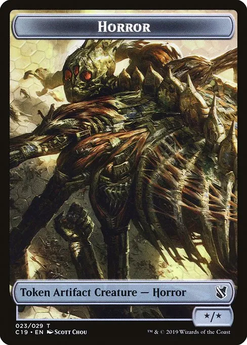 Horror · Commander 2019 Tokens 23/29