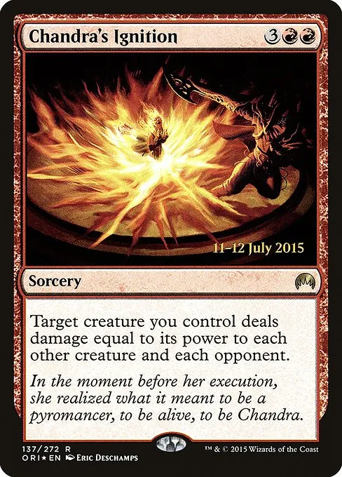 Chandra's Ignition · Magic Origins Promos 137s/54
