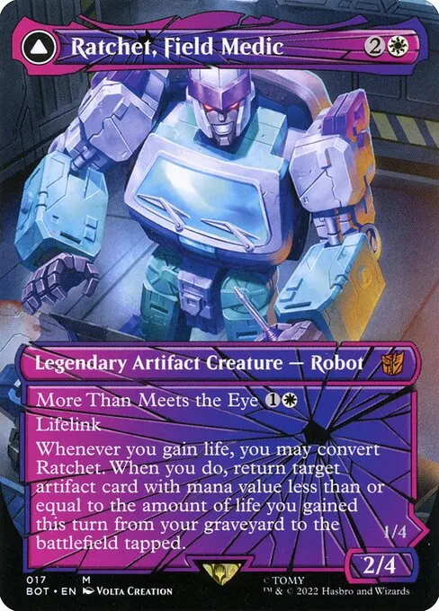 Ratchet, Field Medic // Ratchet, Rescue Racer · Transformers 17/29