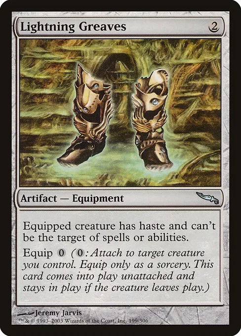 Lightning Greaves · Mirrodin 199/306