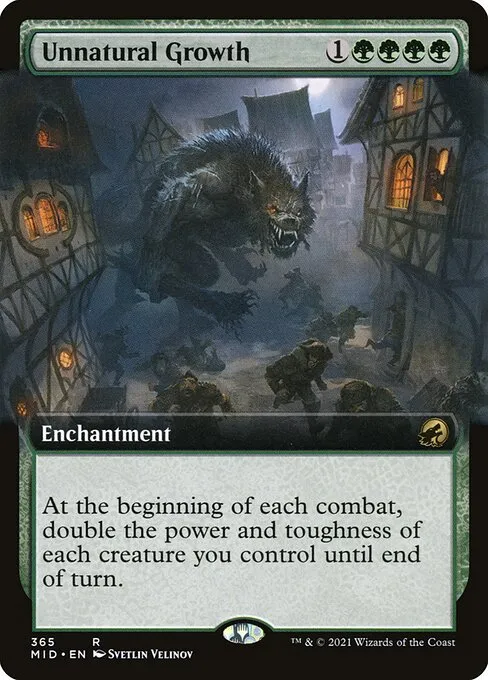 Unnatural Growth · Innistrad: Midnight Hunt 365/399