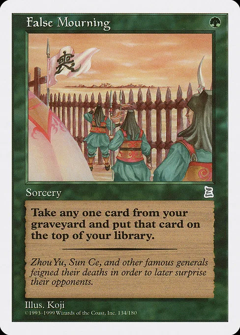 False Mourning · Portal Three Kingdoms 134/180