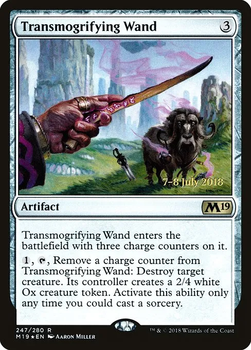Transmogrifying Wand · Core Set 2019 Promos 247s/95