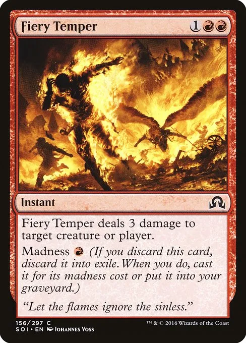 Fiery Temper · Shadows over Innistrad 156/302