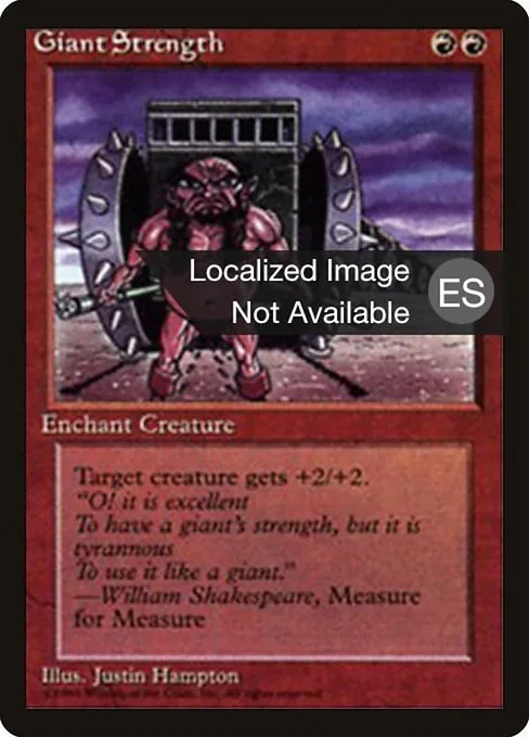 Giant Strength · Fourth Edition Foreign Black Border 196/378