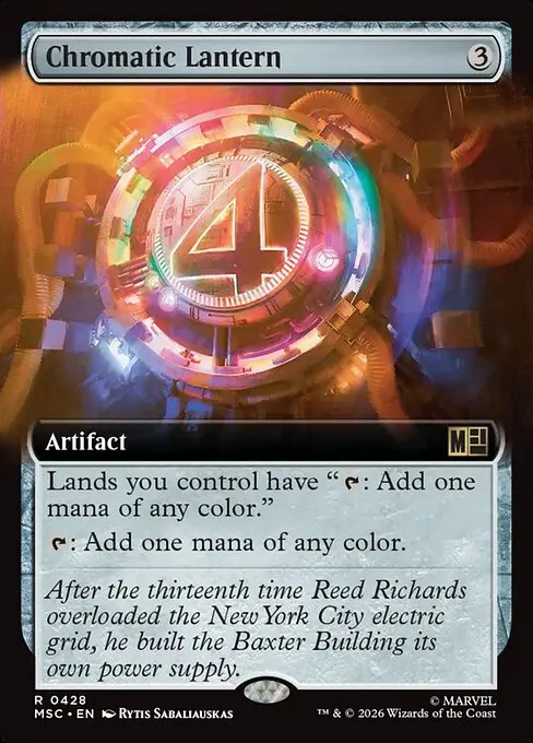 Chromatic Lantern · Marvel Super Heroes Commander 428/9
