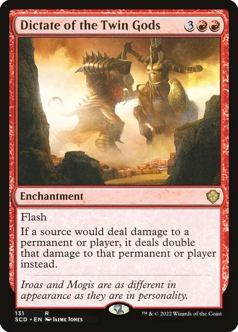 Dictate of the Twin Gods · Starter Commander Decks 131/352