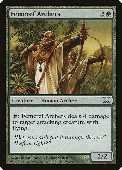 Femeref Archers · Tenth Edition 264/510