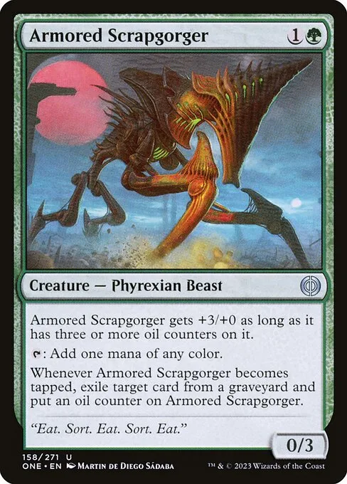 Armored Scrapgorger · Phyrexia: All Will Be One 158/479