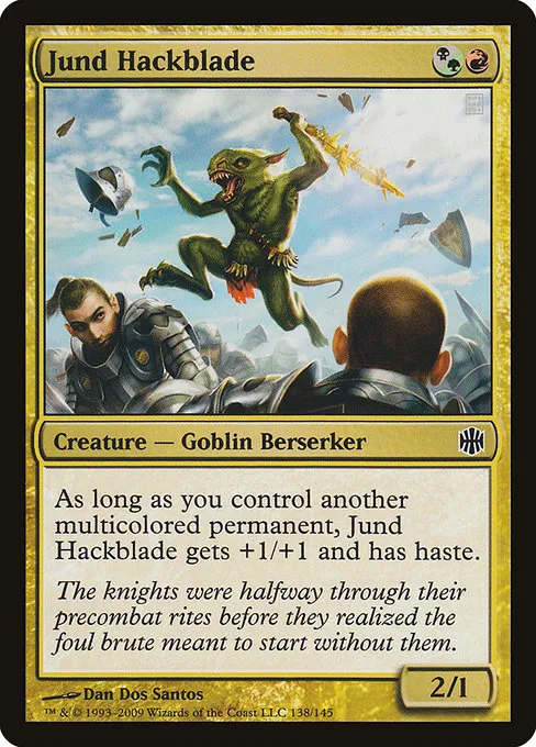 Jund Hackblade · Alara Reborn 138/145