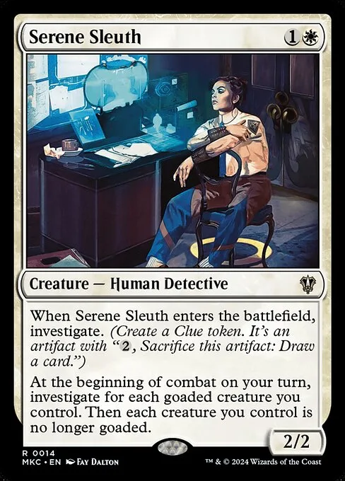 Serene Sleuth · Murders at Karlov Manor Commander 14/358