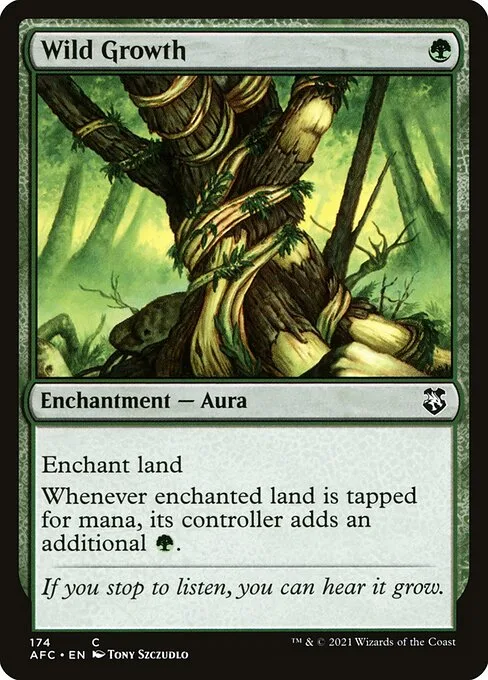 Wild Growth · Forgotten Realms Commander 174/331