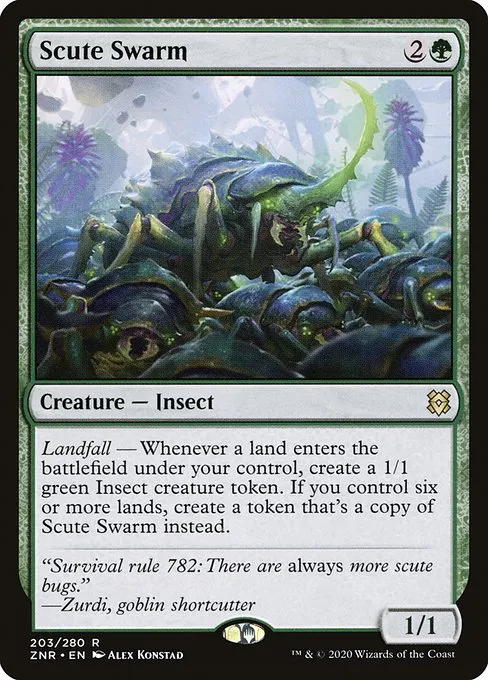 Scute Swarm · Zendikar Rising 203/407