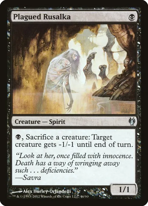 Plagued Rusalka · Duel Decks: Izzet vs. Golgari 46/90