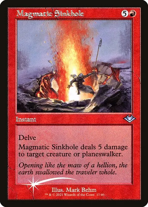 Magmatic Sinkhole · Modern Horizons 1 Timeshifts 17/40