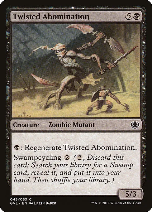 Twisted Abomination · Duel Decks Anthology: Garruk vs. Liliana 45/63