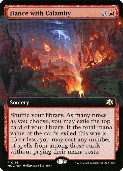 Dance with Calamity · March of the Machine Commander 116/450