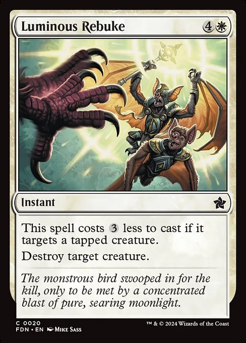 Luminous Rebuke · Foundations 20/771
