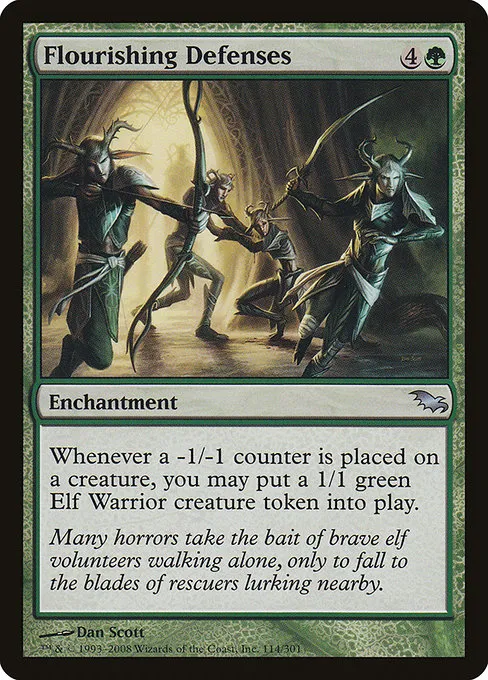 Flourishing Defenses · Shadowmoor 114/302
