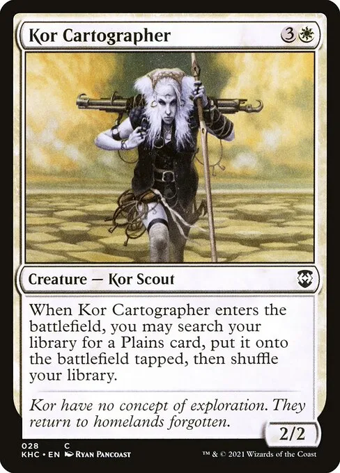 Kor Cartographer · Kaldheim Commander 28/119