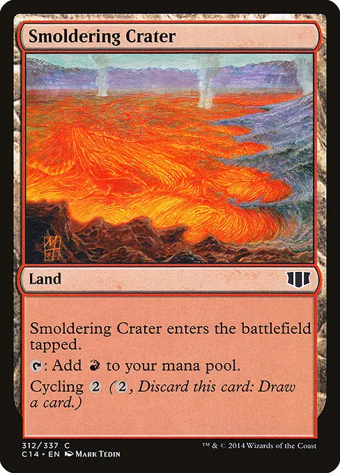 Smoldering Crater · Commander 2014 312/337