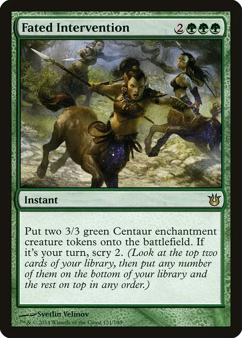 Fated Intervention · Born of the Gods 121/165