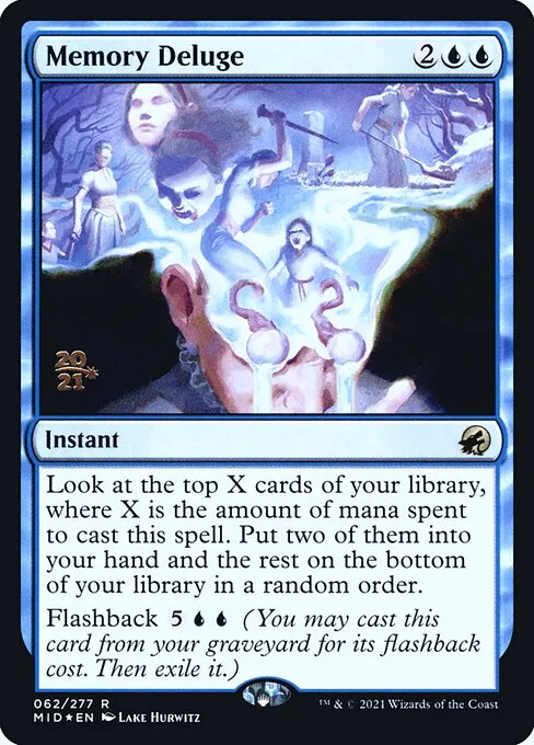 Memory Deluge · Innistrad: Midnight Hunt Promos 62s/155