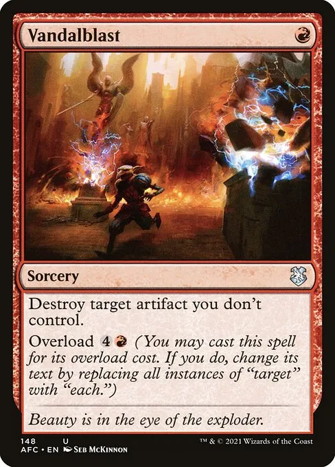 Vandalblast · Forgotten Realms Commander 148/331