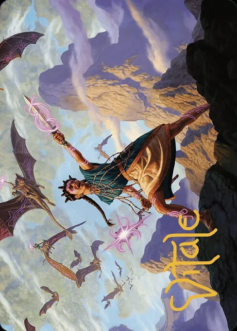 Warden of the Inner Sky // Warden of the Inner Sky · The Lost Caverns of Ixalan Art Series 7/81