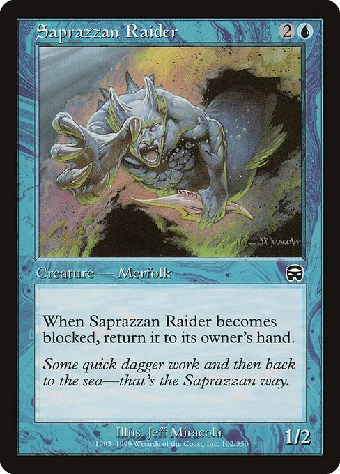 Saprazzan Raider · Mercadian Masques 102/350
