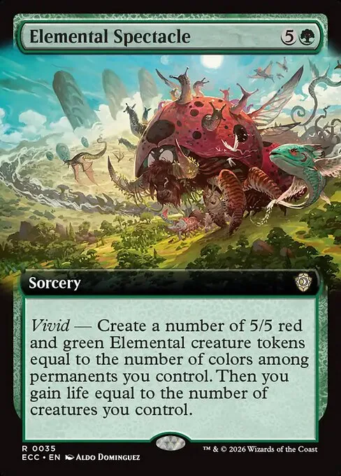 Elemental Spectacle · Lorwyn Eclipsed Commander 35/176
