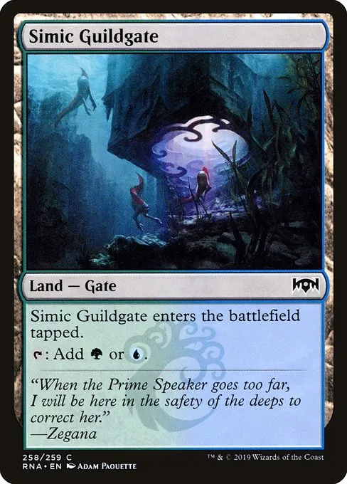Simic Guildgate · Ravnica Allegiance 258/273