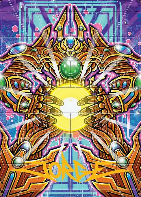 Brightglass Gearhulk // Brightglass Gearhulk · Aetherdrift Art Series 53/54