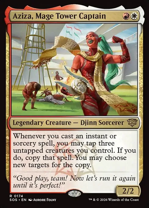 Aziza, Mage Tower Captain · Secrets of Strixhaven 174/368