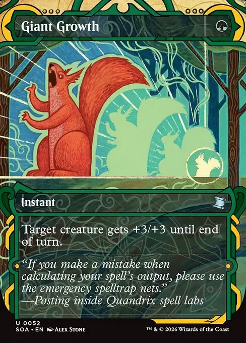 Giant Growth · Secrets of Strixhaven Mystical Archive 52/195