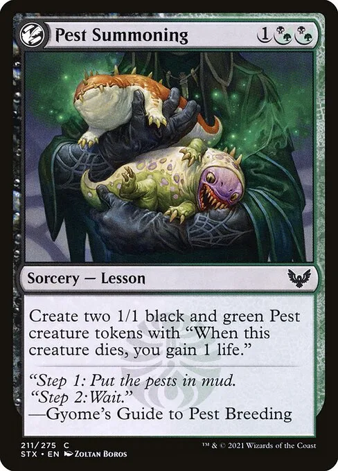 Pest Summoning · Strixhaven: School of Mages 211/393