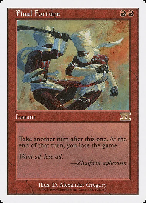 Final Fortune · Classic Sixth Edition 175/351