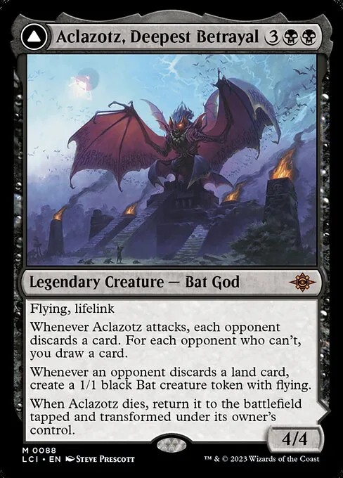 Aclazotz, Deepest Betrayal // Temple of the Dead · The Lost Caverns of Ixalan 88/416