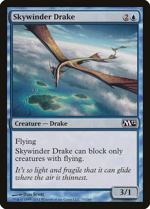 Skywinder Drake · Magic 2012 75/249