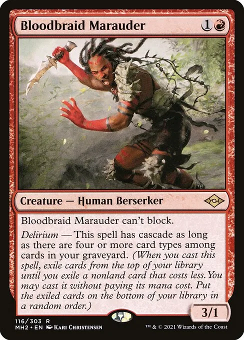 Bloodbraid Marauder · Modern Horizons 2 116/493